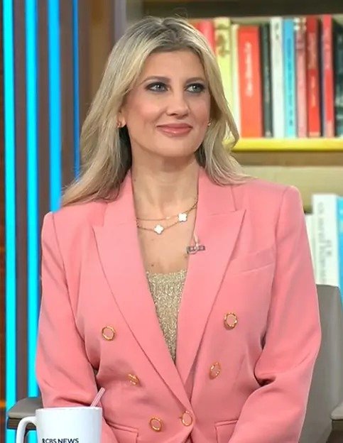 CBS Mornings November 2025 Angelique Rewers Pink Blazer