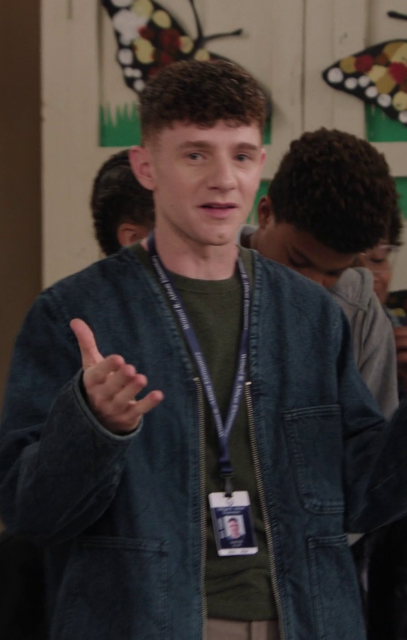 Abbott Elementary Season 05 Episode 07 Chris Perfetti Denim Jacket
